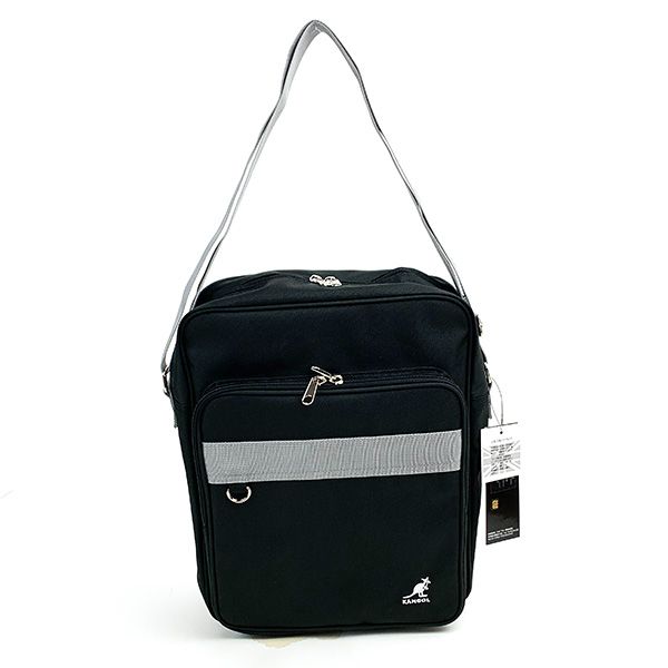 カンゴール スクールバッグ ブラック ショルダーバッグ かばん 通学