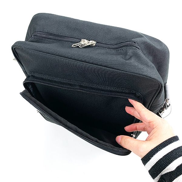 カンゴール スクールバッグ ブラック ショルダーバッグ かばん 通学