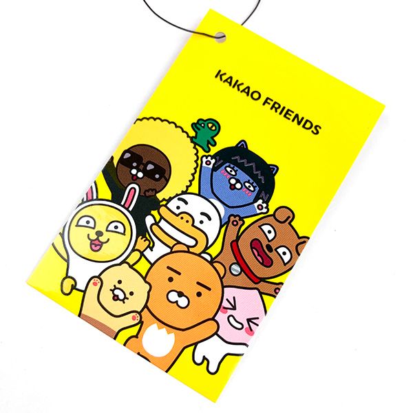 カカオフレンズ KAKAO FRIENDS チューブ サガラポーチ サガラ刺繍 小物入れ 学校 オフィス ブルー