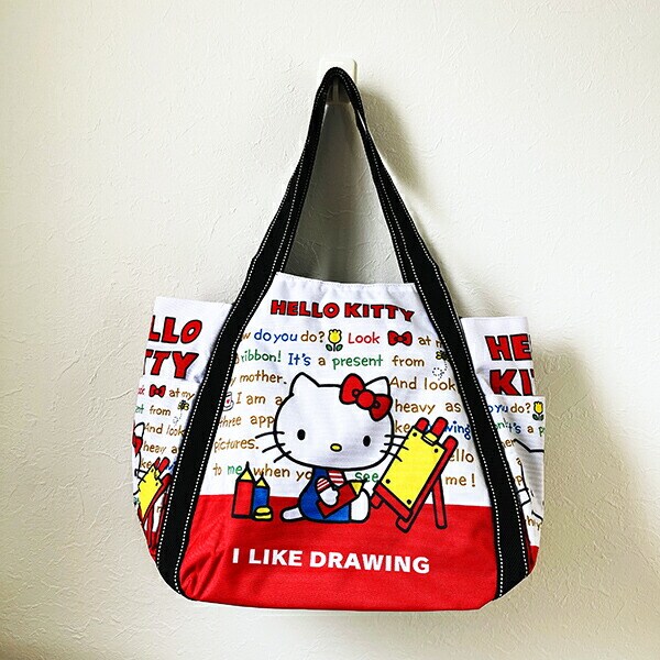 サンリオ ハローキティ バルーントートバッグ お絵描き Sanrio
