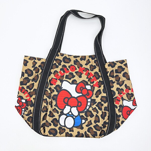 サンリオ ハローキティ 目隠し バルーントートバッグ レオパード Sanrio