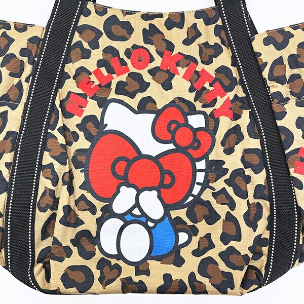 サンリオ ハローキティ 目隠し バルーントートバッグ レオパード Sanrio