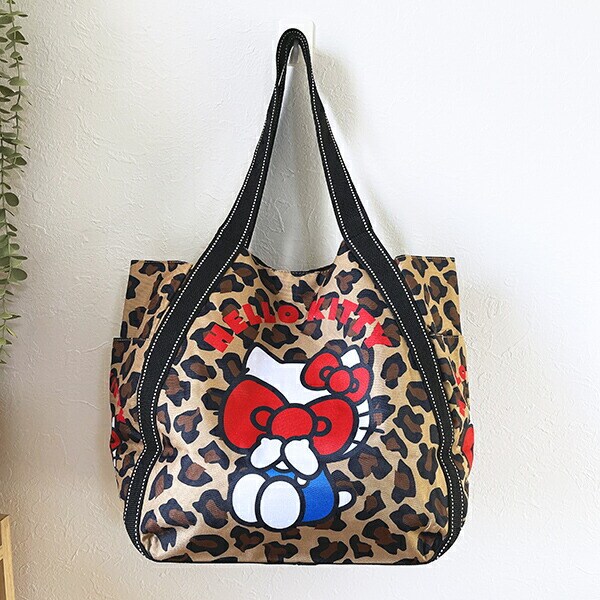 サンリオ ハローキティ 目隠し バルーントートバッグ レオパード Sanrio