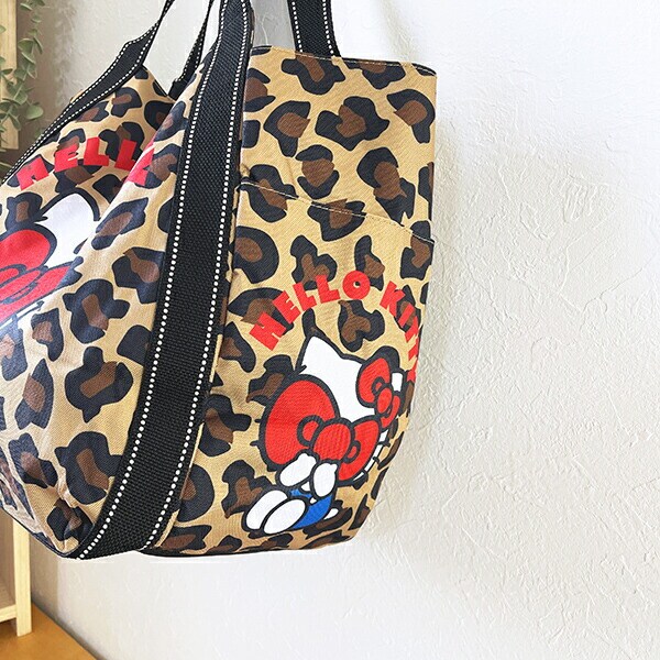 サンリオ ハローキティ 目隠し バルーントートバッグ レオパード Sanrio