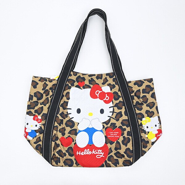 サンリオ ハローキティ ハート バルーントートバッグ レオパード Sanrio