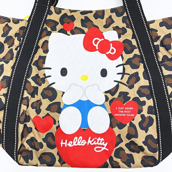 サンリオ ハローキティ ハート バルーントートバッグ レオパード Sanrio