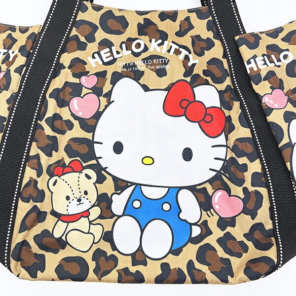サンリオ ハローキティ 二人 バルーントートバッグ レオパード Sanrio
