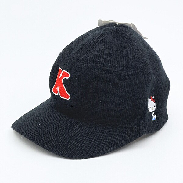 サンリオ ハローキティ ニットキャップ ブラック 帽子 アパレル Sanrio