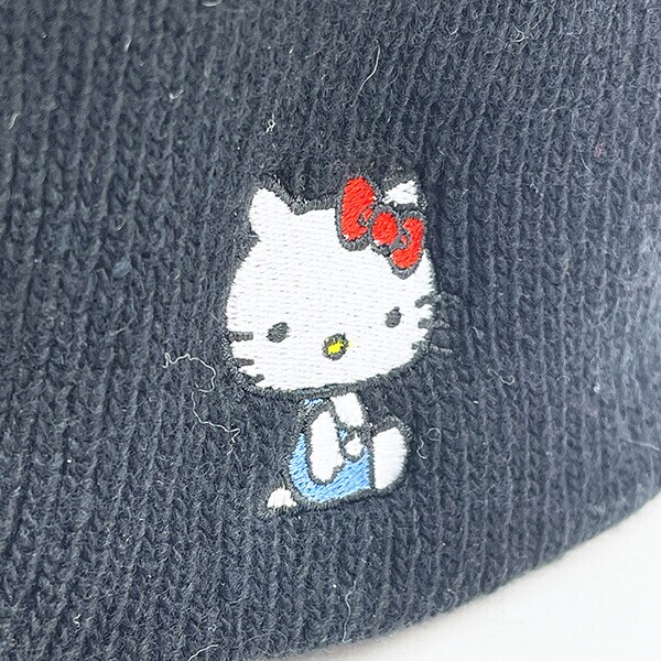 サンリオ ハローキティ ニットキャップ ブラック 帽子 アパレル Sanrio