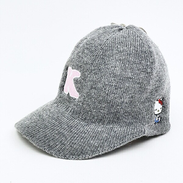 サンリオ ハローキティ ニットキャップ グレー 帽子 アパレル Sanrio