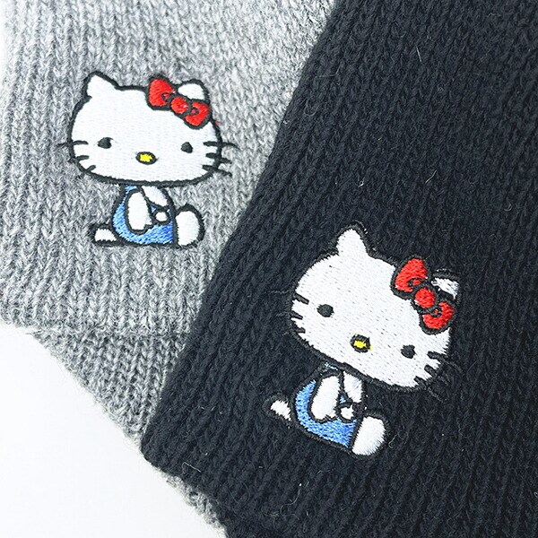 サンリオ ハローキティ ニットキャップ グレー 帽子 アパレル Sanrio