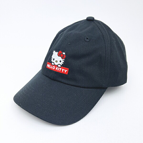 サンリオ ハローキティ キッズキャンプ ブラック 帽子 Sanrio