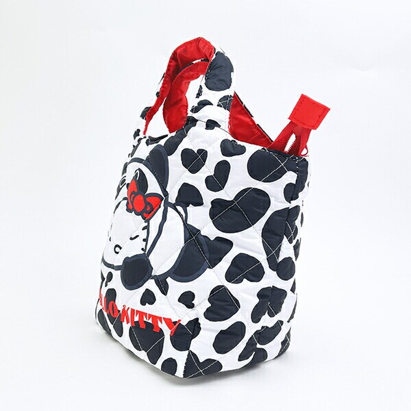 サンリオ ハローキティ 中綿ミニトートバッグ うし総柄 ランチ Sanrio