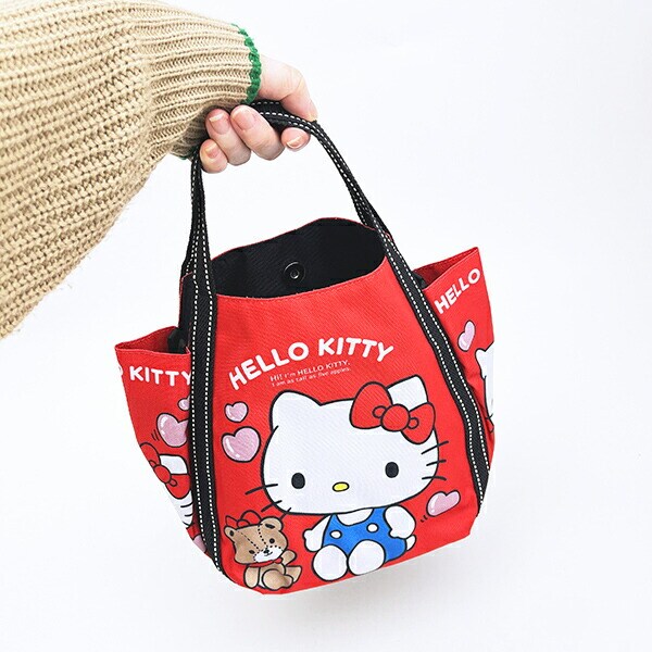 サンリオ ハローキティ ミニバルーントートバッグ (くまちゃんとキティ)(ミニバルーントートバッグ) Sanrio