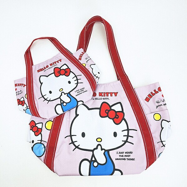 サンリオ ハローキティ ミニバルーントートバッグ (おすわりピンク) Sanrio
