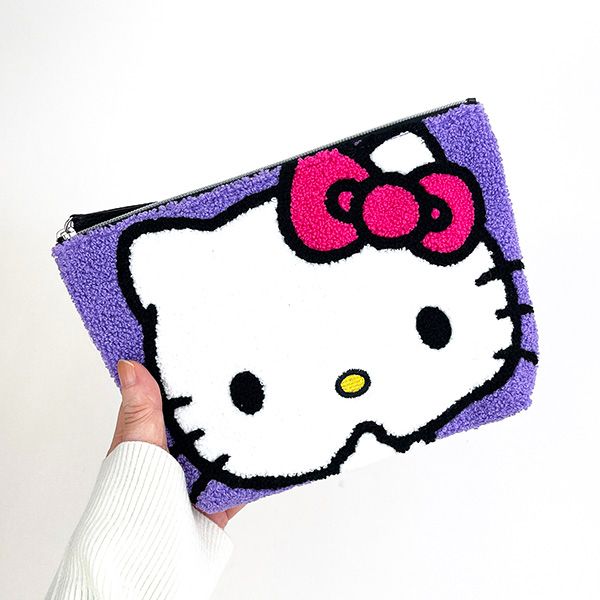 サンリオ ハローキティ サガラポーチ パープル SANRIO