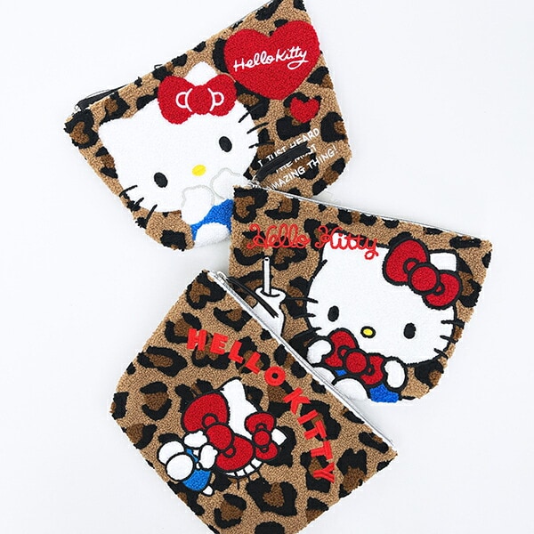 サンリオ ハローキティ さがらポーチ レオパード 目隠し Sanrio