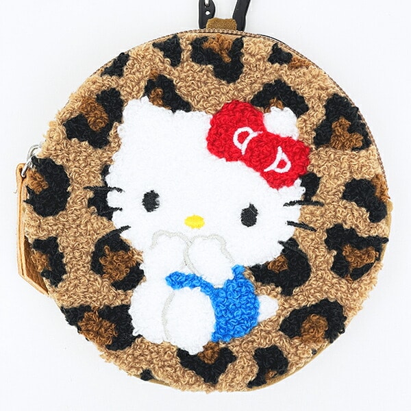 サンリオ ハローキティ サークルさがらポーチ レオパード 全身 Sanrio
