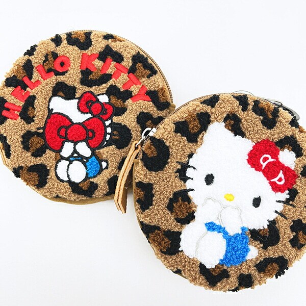 サンリオ ハローキティ サークルさがらポーチ レオパード 全身 Sanrio