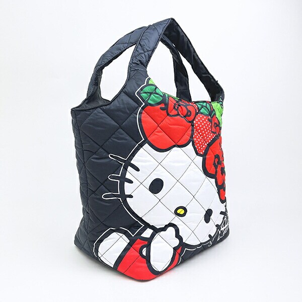 サンリオ ハローキティ 中綿キルティングトートバッグ(大) りんごキティ Sanrio