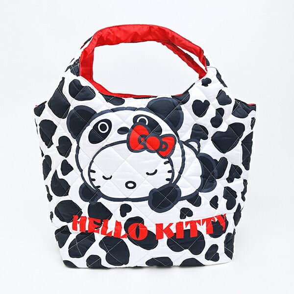 サンリオ ハローキティ 中綿キルティングトートバッグ(大) うし総柄 Sanrio