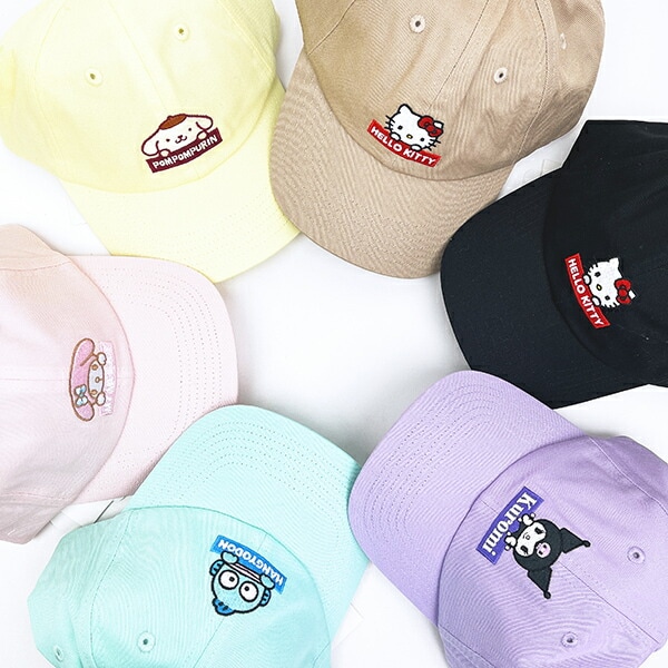 サンリオ クロミ キッズキャンプ パープル 帽子 Sanrio