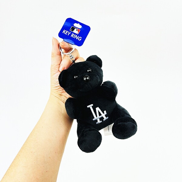 MLB(メジャーリーグ) ドジャース ベアキーホルダー(大) ブラック