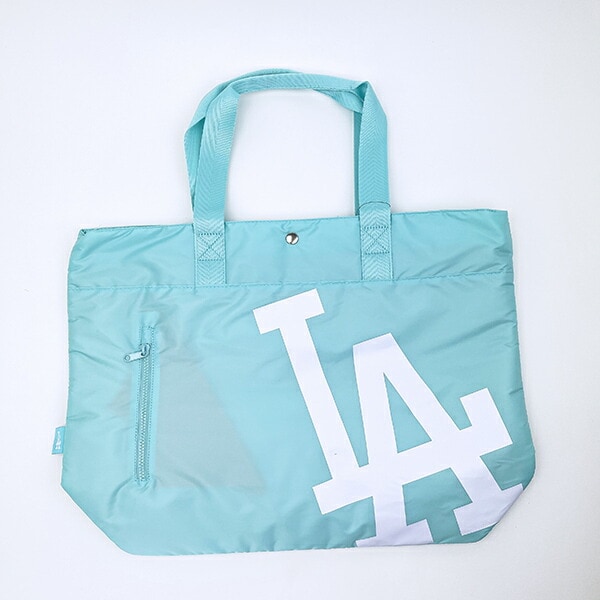 MLB(メジャーリーグ)  ドジャース ナイロントートバッグ ライトブルー