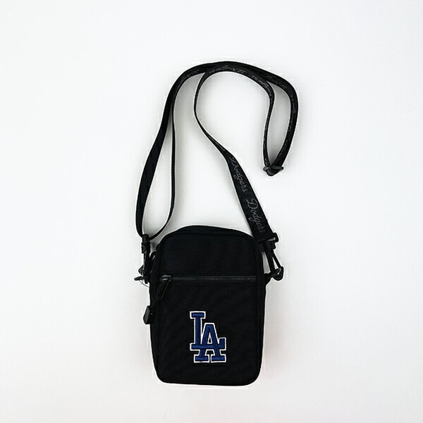 MLB(メジャーリーグ) ドジャース ショルダーバッグ(ブラック) 野球