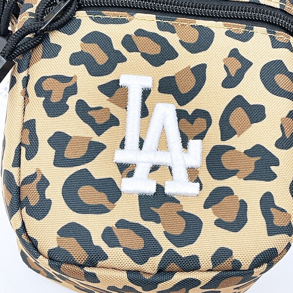 MLB(メジャーリーグ)  ドジャース ミニショルダーバッグ レオパード ヒョウ柄