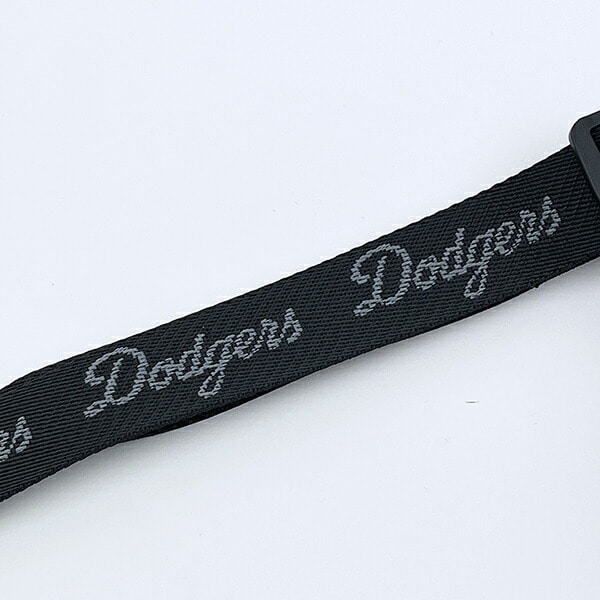 MLB(メジャーリーグ)  ドジャース ミニショルダーバッグ ブラック×ホワイト