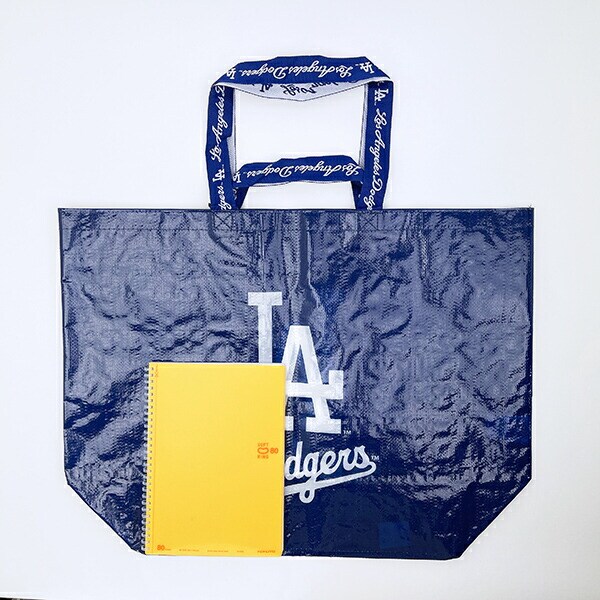 MLB(メジャーリーグ)  ドジャース ショッピングトートバッグ ブルー