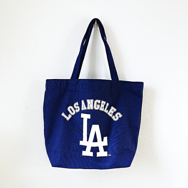 MLB(メジャーリーグ) ドジャース キャンパストートバッグ ブルー