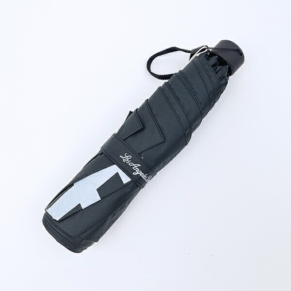 MLB(メジャーリーグ)  ドジャース 折りたたみ傘 ブラック 晴雨兼用