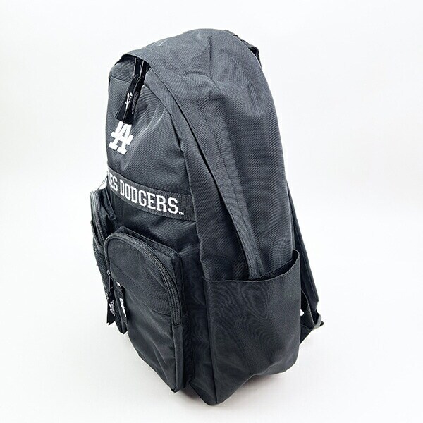 MLB(メジャーリーグ) ドジャース マルチポケット リュック (ブラック) バッグ