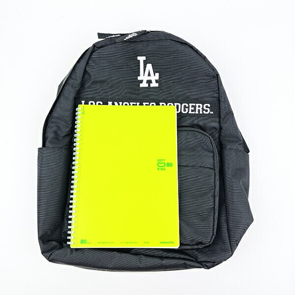 MLB(メジャーリーグ) ドジャース マルチポケット リュック (ブラック) バッグ