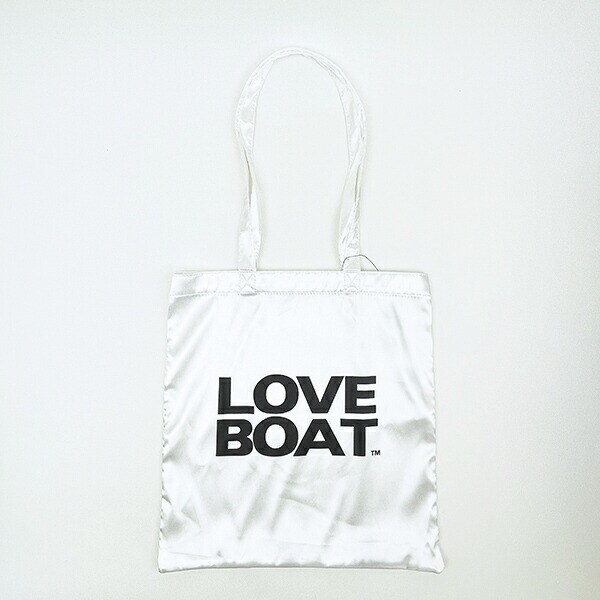 LOVEBOAT(ラブボート) サテン トートバッグ (シルバー)