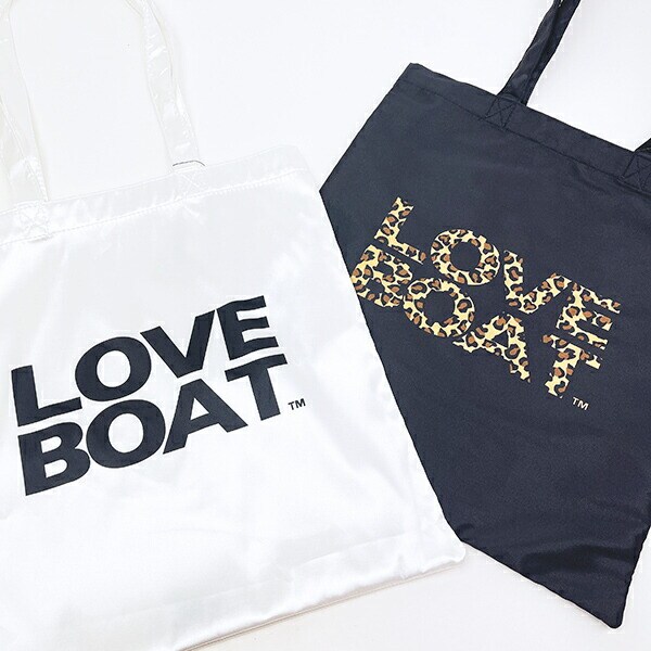 LOVEBOAT(ラブボート) サテン トートバッグ (シルバー)