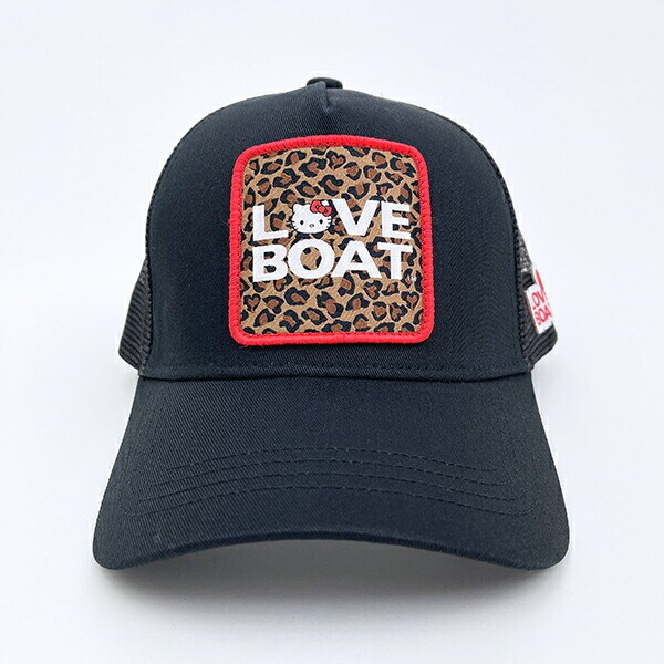 サンリオ ハローキティ × LOVEBOAT(ラブボート) メッシュキャップ ロゴ 帽子 Sanrio
