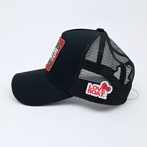 サンリオ ハローキティ × LOVEBOAT(ラブボート) メッシュキャップ ロゴ 帽子 Sanrio