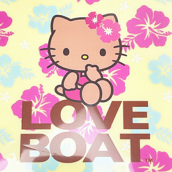サンリオ ハローキティ × LOVEBOAT(ラブボート) ミラー (イエロー)