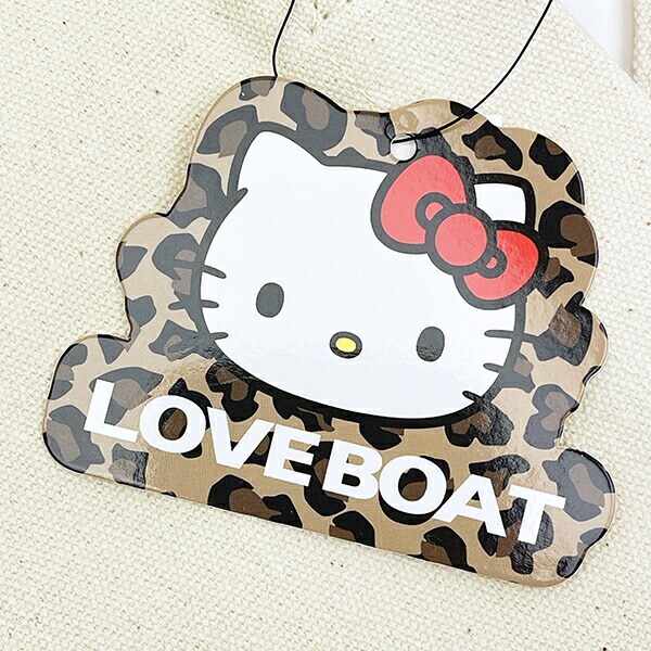 サンリオ ハローキティ × LOVEBOAT(ラブボート) さがらポーチ ロゴ ヒョウ柄 Sanrio