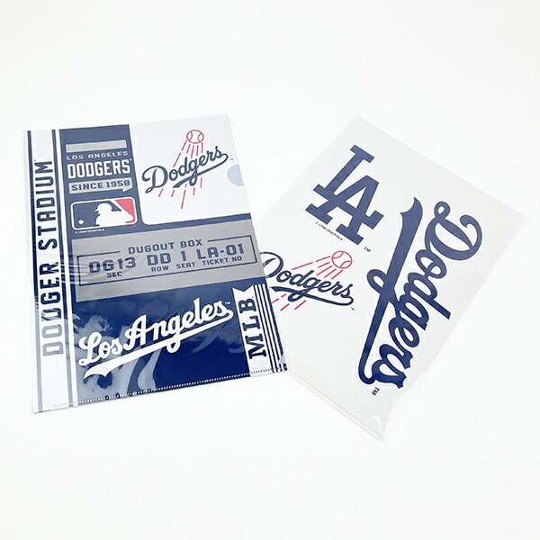 dショッピング |MLB(メジャーリーグ) ドジャース A4 クリアファイル