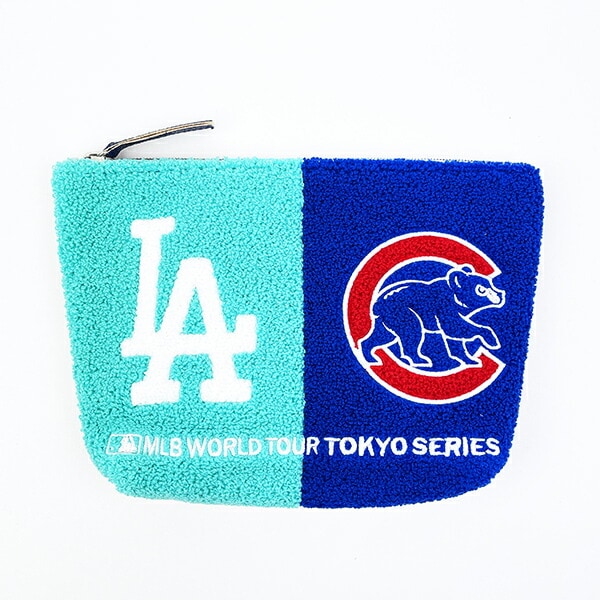 MLB(メジャーリーグ) 東京シリーズ ドジャース×カブス サガラポーチ ライトブルー×ブルー