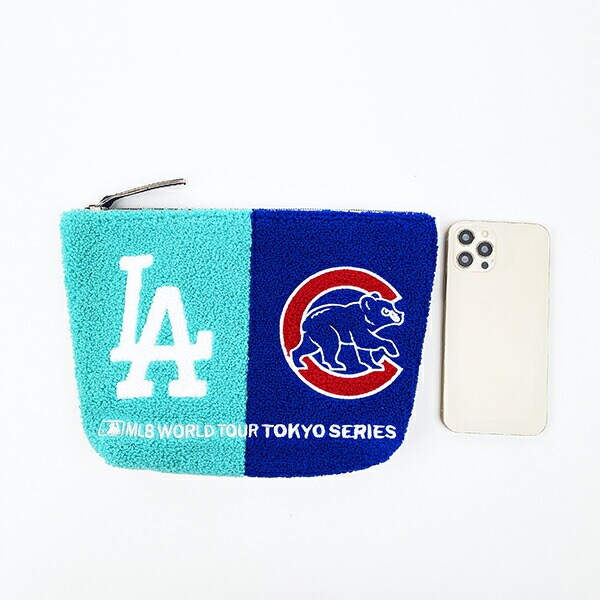 MLB(メジャーリーグ) 東京シリーズ ドジャース×カブス サガラポーチ ライトブルー×ブルー