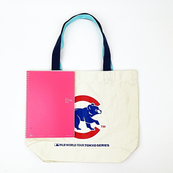 MLB(メジャーリーグ) 東京シリーズ ドジャース×カブス トートバッグ アイボリー