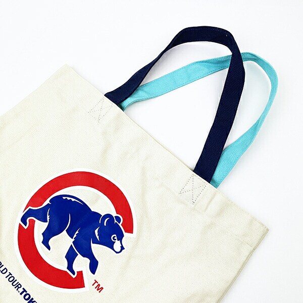MLB(メジャーリーグ) 東京シリーズ ドジャース×カブス トートバッグ アイボリー