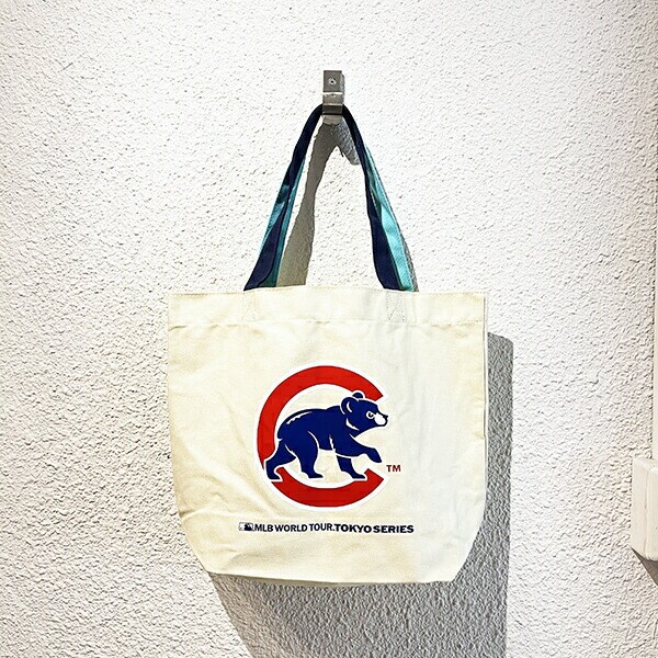 MLB(メジャーリーグ) 東京シリーズ ドジャース×カブス トートバッグ アイボリー