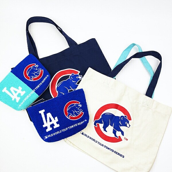MLB(メジャーリーグ) 東京シリーズ ドジャース×カブス トートバッグ アイボリー