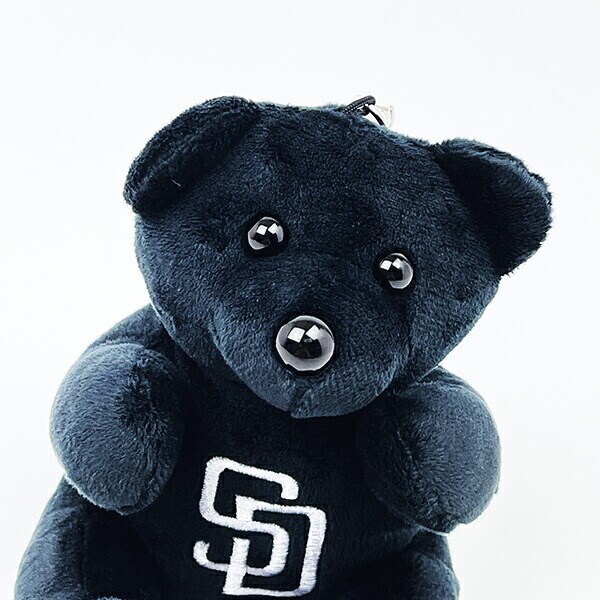 MLB(メジャーリーグ) パドレス ベアキーホルダー(大) ブラック